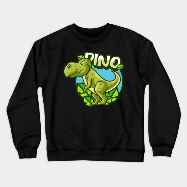 Cute Dino Crewneck Sweatshirt by Harrisaputra